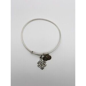 Alex and Ani Endless Knot Silver Tone Adjustable Bracelet